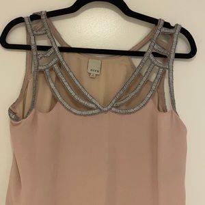 Ecru Embellished Blouse